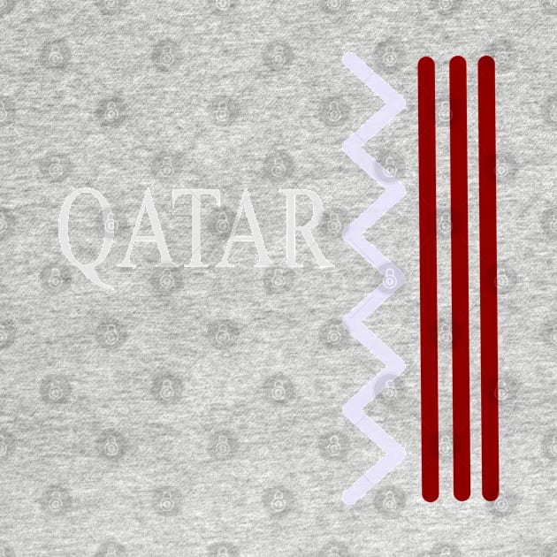 QATAR FLAG ART design by jaml-12